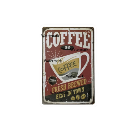 Coffee Shop Sticker Decal