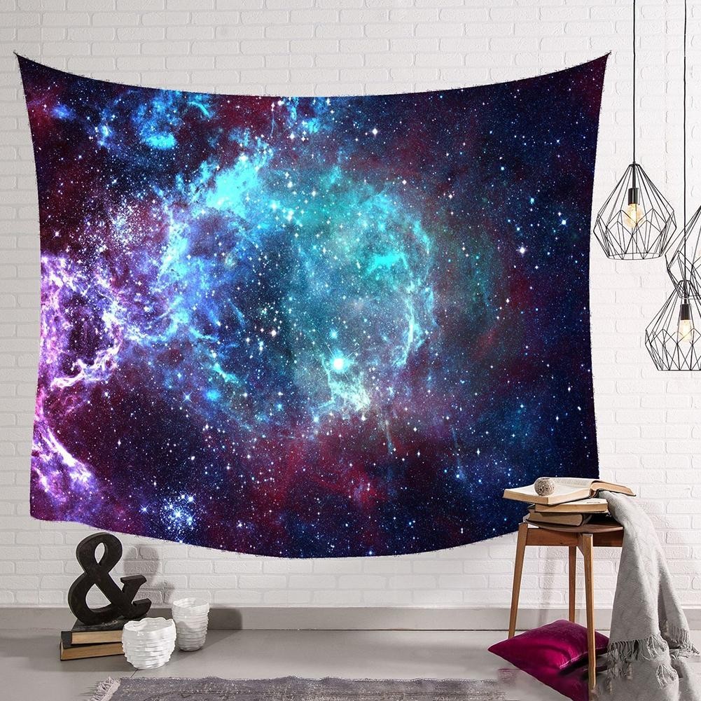 For Room Decor Space Photography Background Polyester Wall Decor Easy Care
