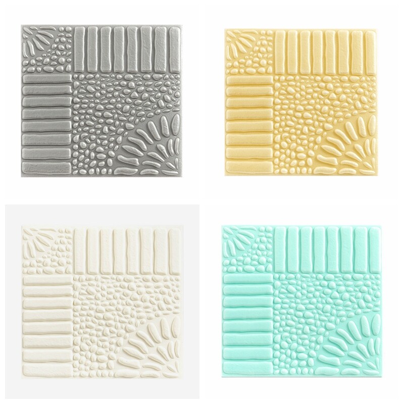 2 X Self Adhesive 3D Wall Sticker Waterproof Foam Panel Wallpaper DIY Home Decor