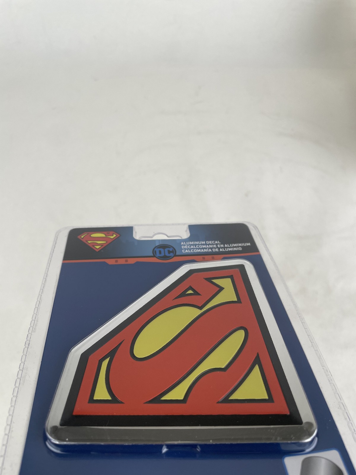 Official Licensed DC Comic Superman Super man Aluminum Color Emblem Decal 2 Pak