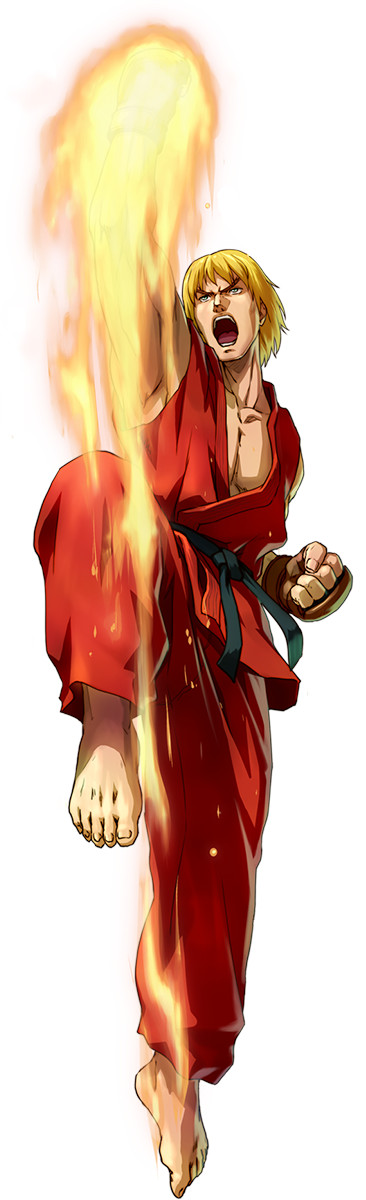 Street fighter sticker ken weatherproof bumper vinyl decal