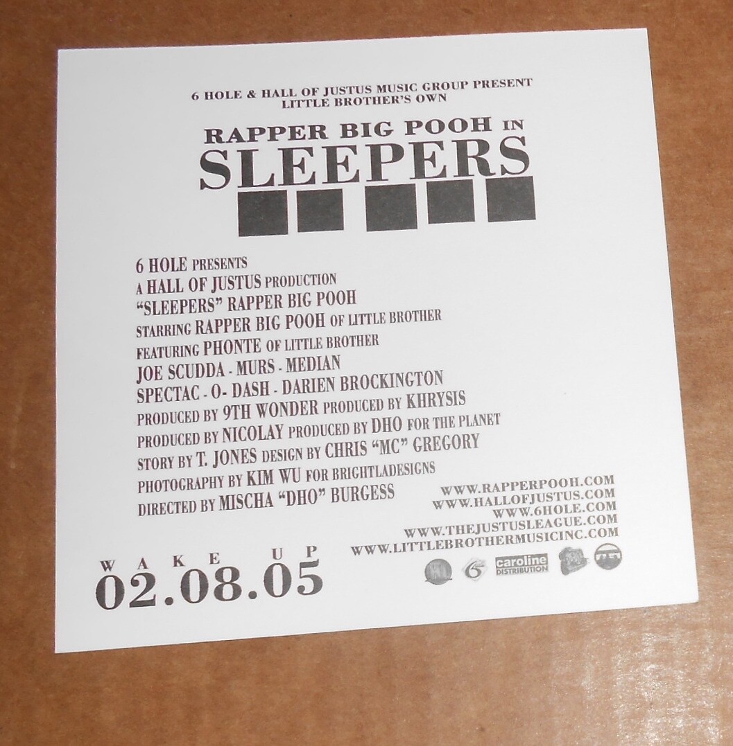 Big Pooh Sleepers Sticker Promo 5×5 RAP