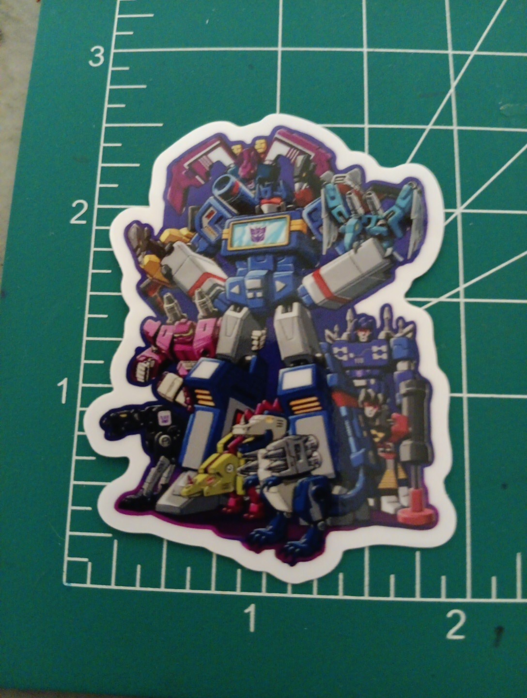 TRANSFORMERS STICKER X SOUNDWAVE
