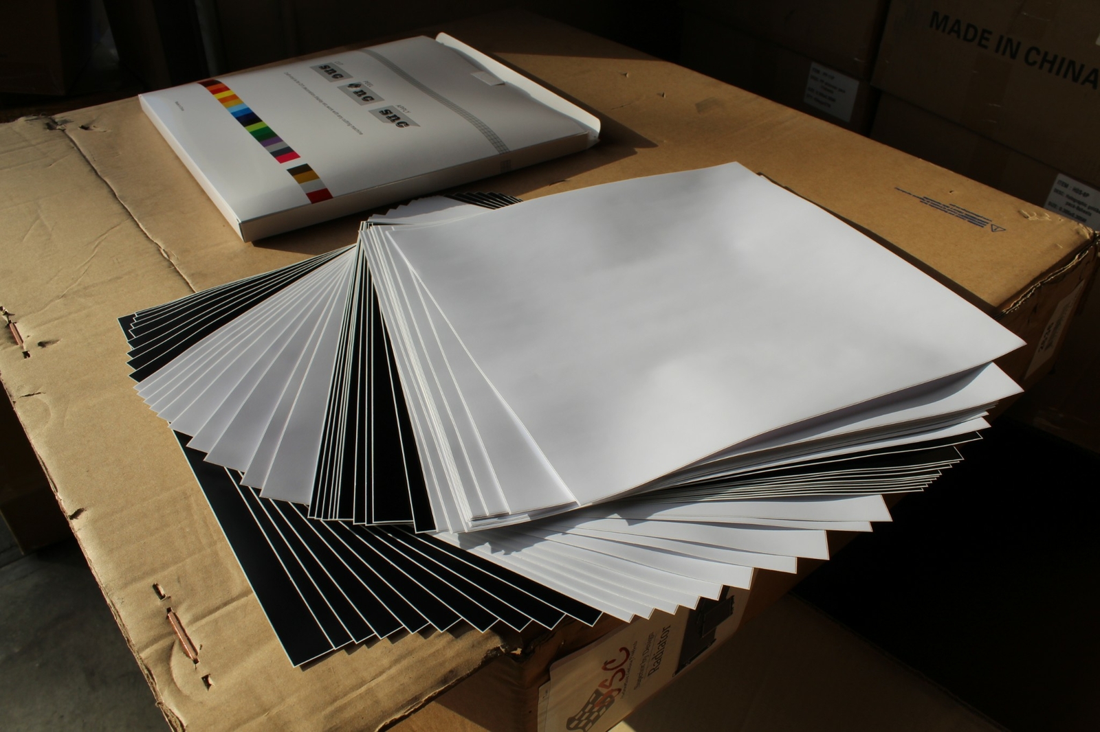 SNC Tuning Adhesive Black White 12"x12" 40pk Mixed Vinyl Sticker Sheet
