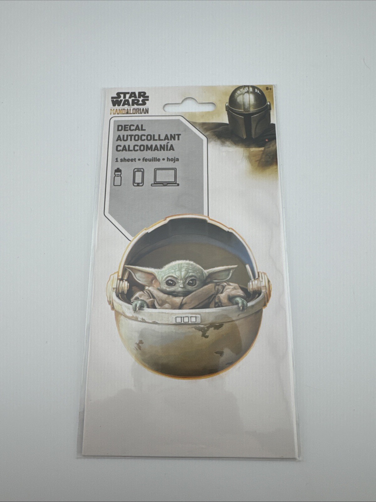 Star Wars Mandalorian Car Window Decal Sticker 3.5in x 3.5in