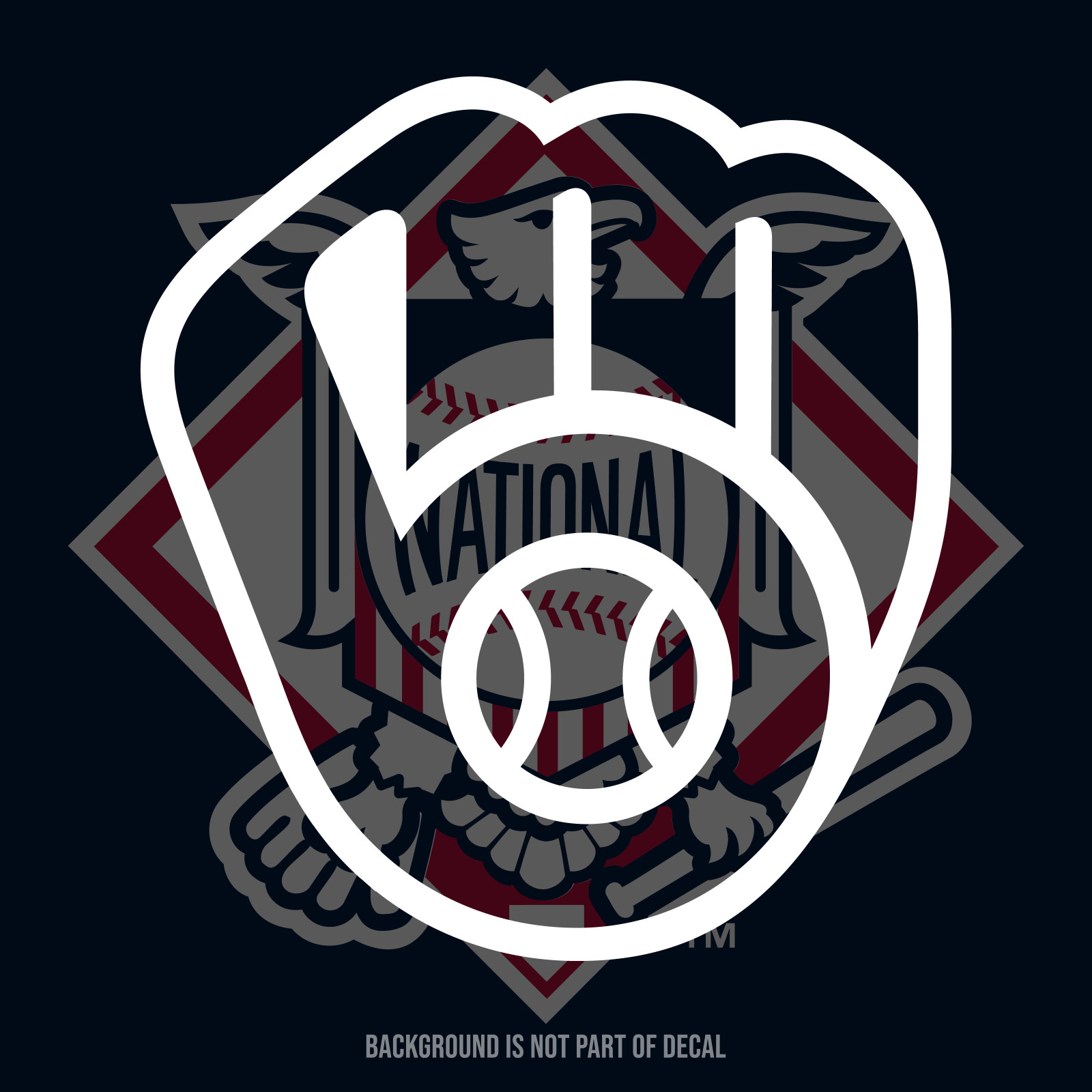 Milwaukee Brewers Vinyl Decal Sticker