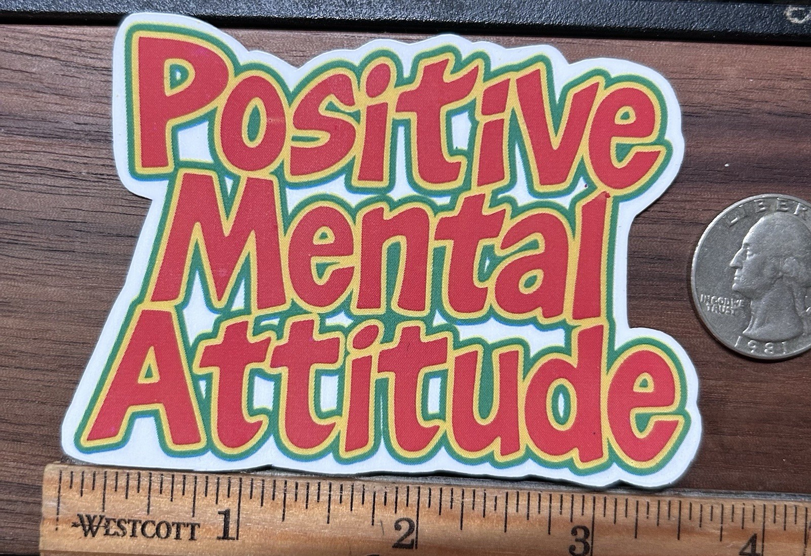 Positive Mental Attitude (PMA) – Glossy Vinyl Sticker