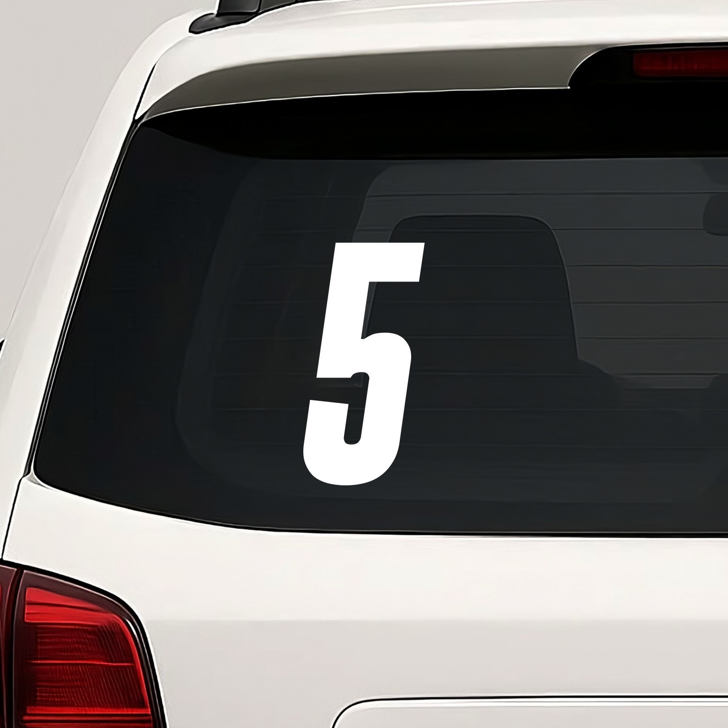 Number Five 5 Vinyl Die Cut Decal Sticker – Racing Race Car Motocross Bike