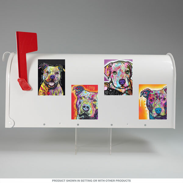 Baby Pit Bull Dog Dean Russo Pop Art Vinyl Sticker Laptop Bumper Luggage Decal