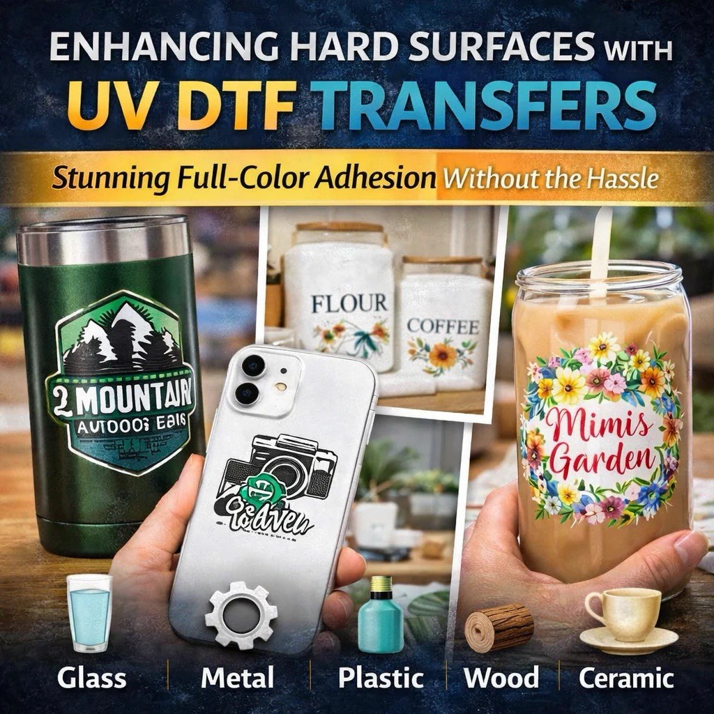 Classic Muscle Car UV DTF Transfer Sticker Wrap DIY Cup ⭐️8 x 3.5 Inch(H) MT0001