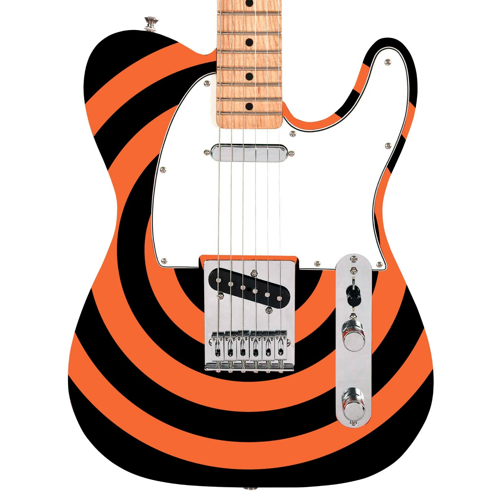 Bullseye Guitar Laminated Skin Wrap Vinyl Decal Stickers Guitar/Bass, 9 choices!