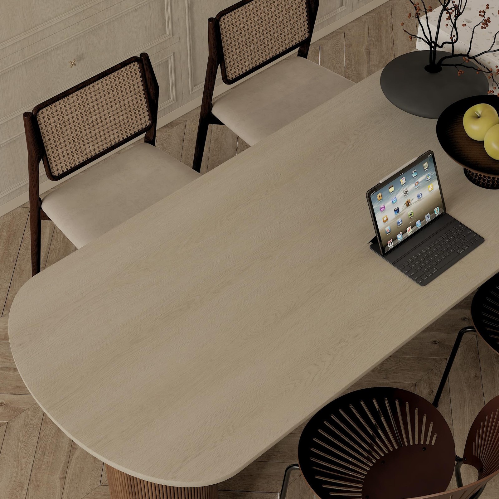 24x197inch Wide Beige White Oak Wood Wallpaper Peel and Stick Light Wood Grai…