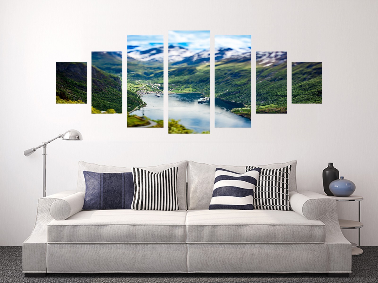 3D Hill River Natural 6 Unframed Print Wall Paper Decal Wall Deco Indoor AJ Wall