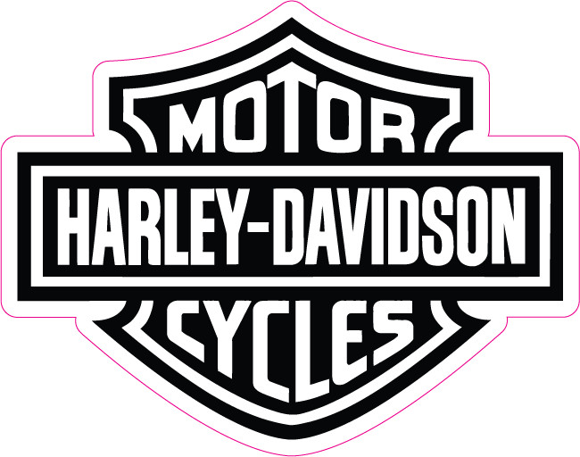 Harley Davidson Bar & Shield Logo Sticker Decal | Waterproof Vinyl |