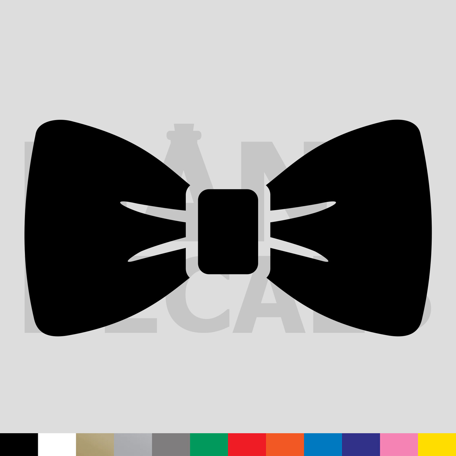 Bow Tie Vinyl Die Cut Decal Sticker