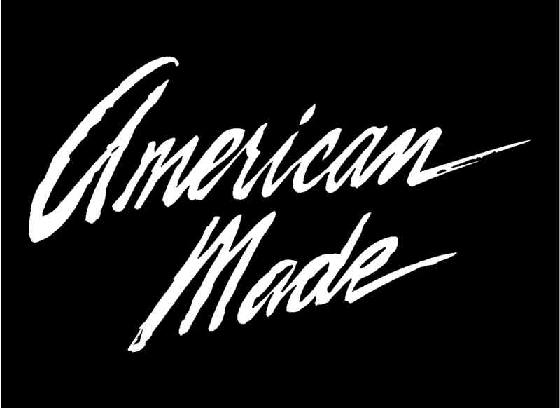 AMERICAN MADE Vinyl Decal 8.5" x 5" (11 Colors)
