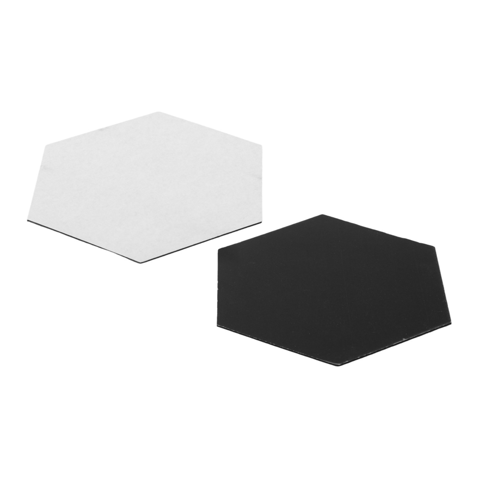 Exquisite Hexagon Mirror Stickers Pack of 12 Perfect for Christmas and Carnival