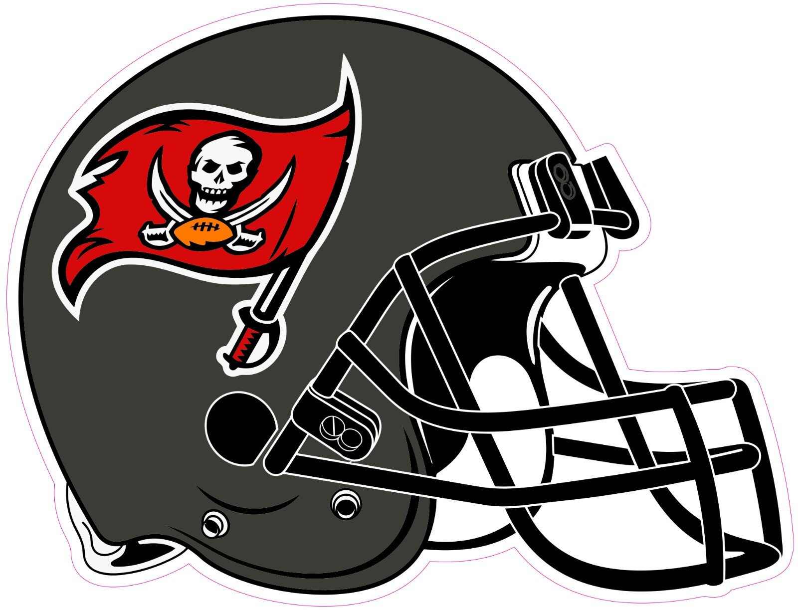 Tampa Bay Buccaneers Football Vinyl Decal Sticker Car Truck Bumper Tumbler Mug
