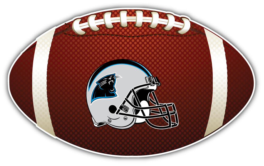 Carolina Panthers NFL Football Sport Logo Car Bumper Sticker Decal "SIZES"