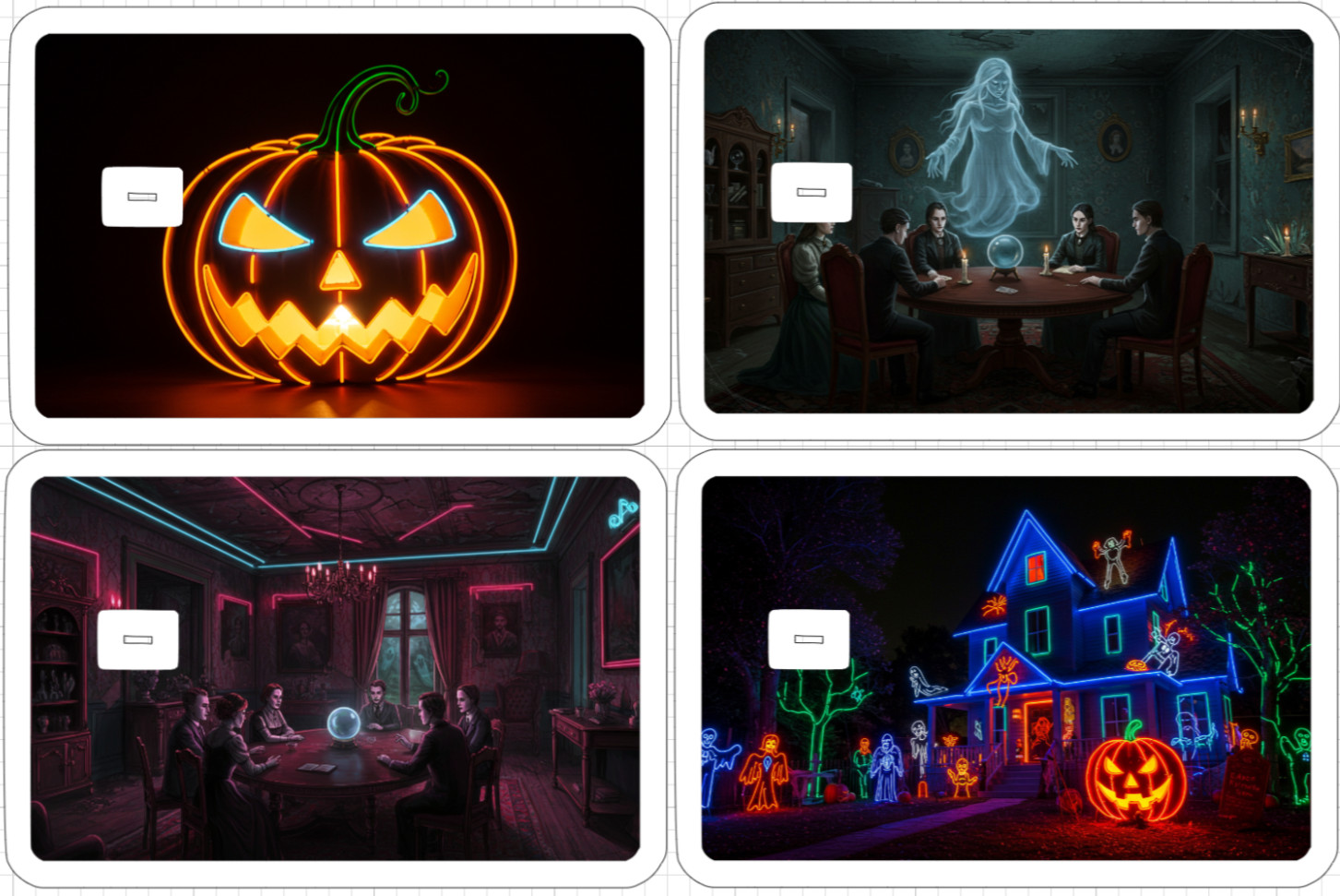 Halloween Haunted House ATM Debit Credit Card Skin Sticker Pumpkin Seance Ghost