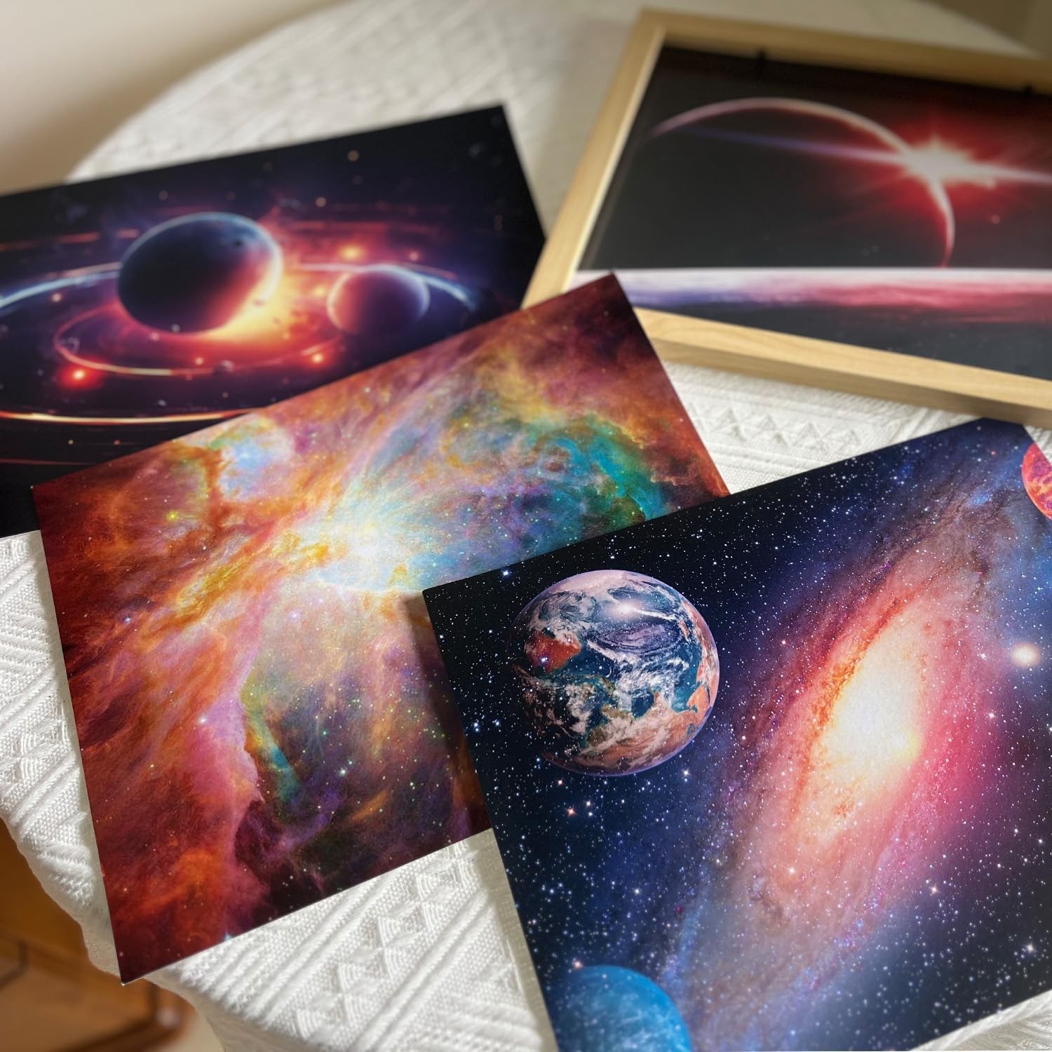 Outer Space Posters Solar System Planet Painting Galaxy Pictures Nebula Wall …