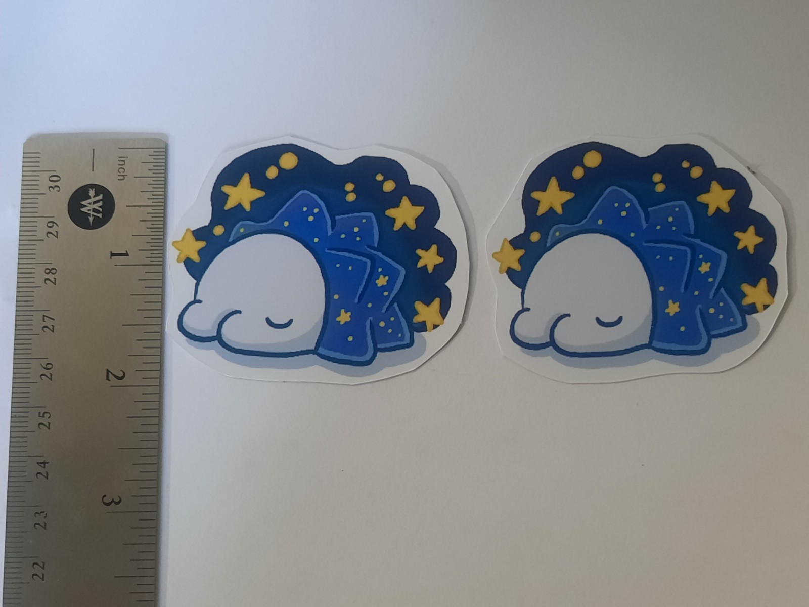 Sleepy Snom Sticker Hand Cut ~3" x 2" Jess-Sketch Original Cute Pokemon Sticker