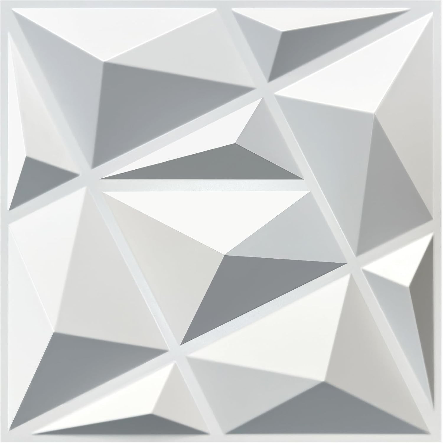 33 Pack 3D Wall Panels Modern Diamond Textured Design Interior Wall Decor in