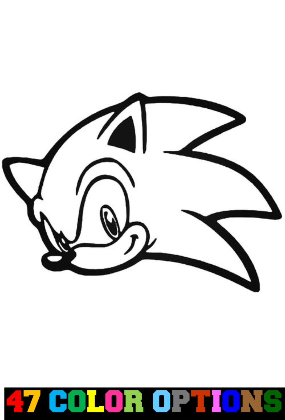 Vinyl Decal Truck Car Sticker Laptop – Video Games Sonic The Headgehog Face