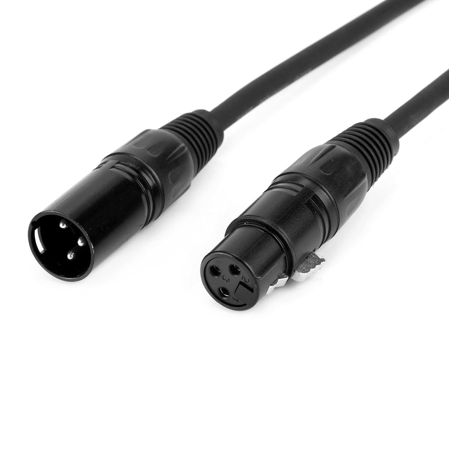 10 ft Flexible DMX Cable 3 Pin Signal XLR Male to Female Cable Wire for Stage…