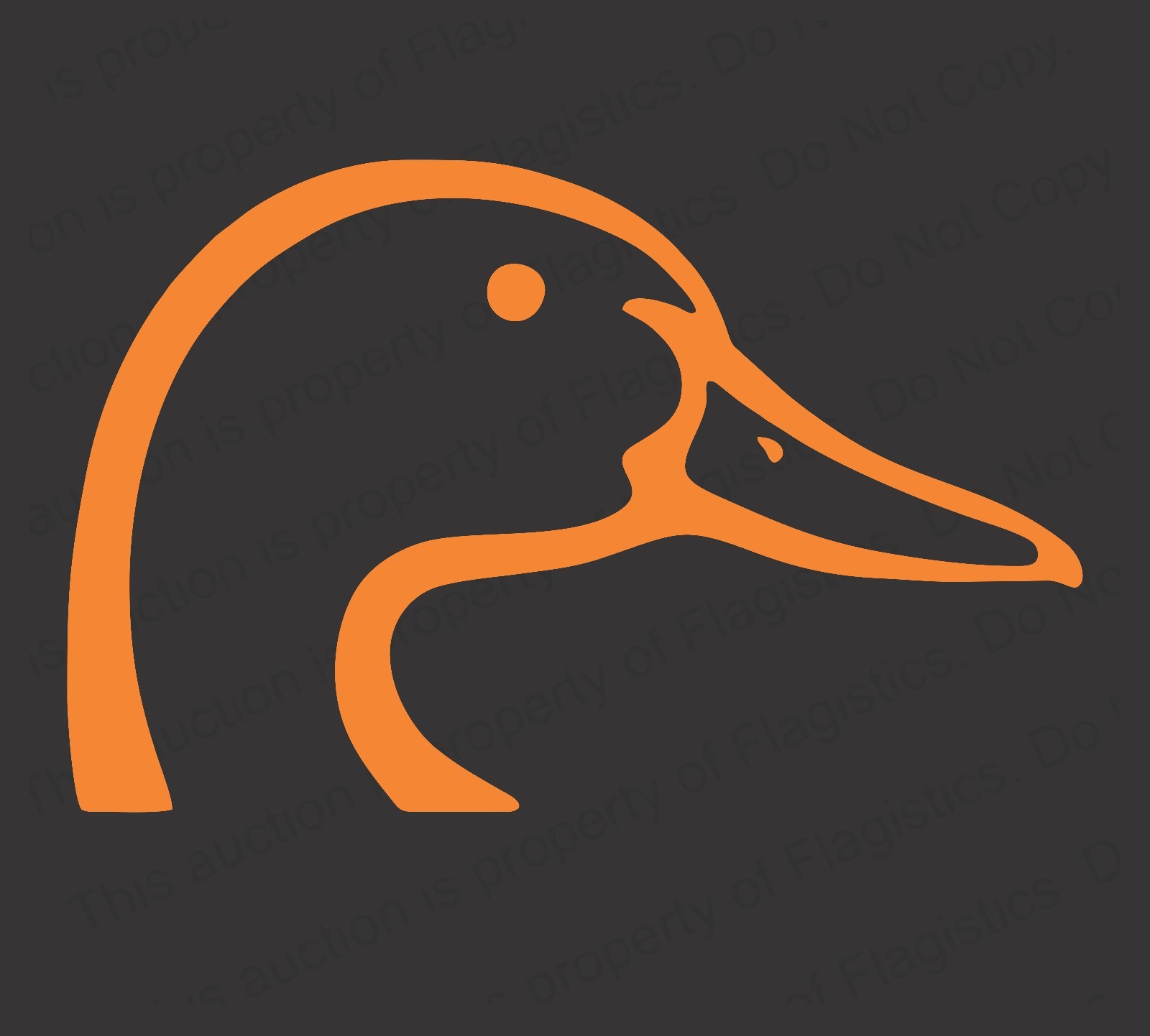 Duck Head Vinyl Decal for Car Truck Windows Sticker Browning Hunting Waterfowl