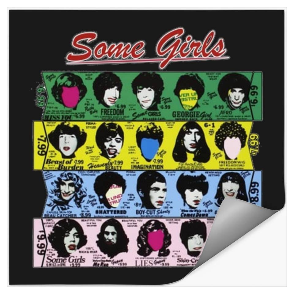 ROLLING STONES Some Girls *NEW* 5" X 5" Sticker