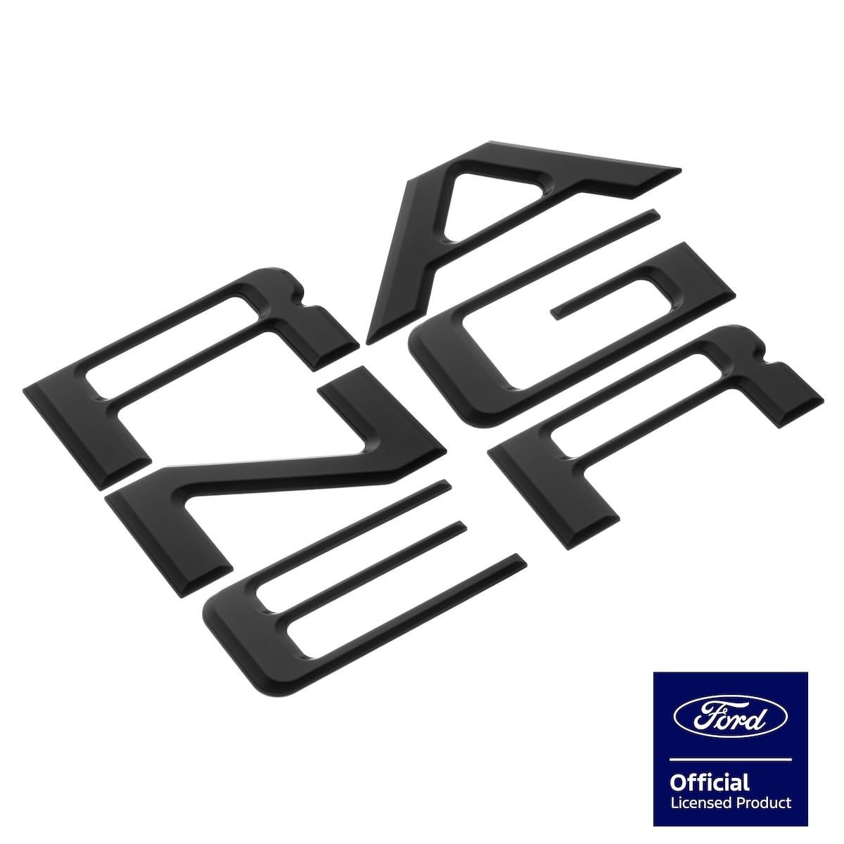 Premium Tailgate Letter Insert Kit Only Fits 2019-2023 Ford Ranger (Matte Black)