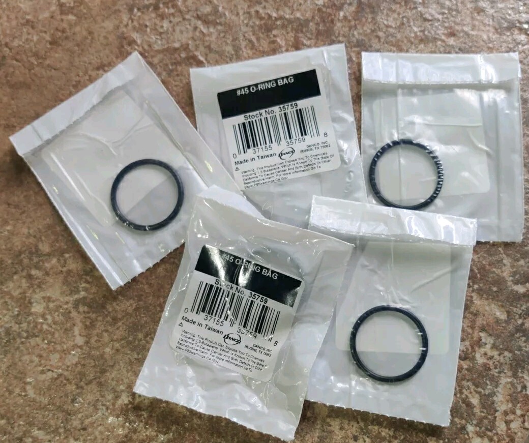 Danco 35759B Rubber #45 Faucet O-Ring 1-3/8 x 1-3/16 x 3/32 in. (Pack of 5)