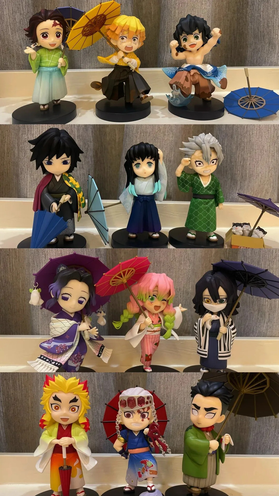 New Anime Figure Demon Slayer Figures Kimetsu No Yaiba Doll Plum Rain Series Bli