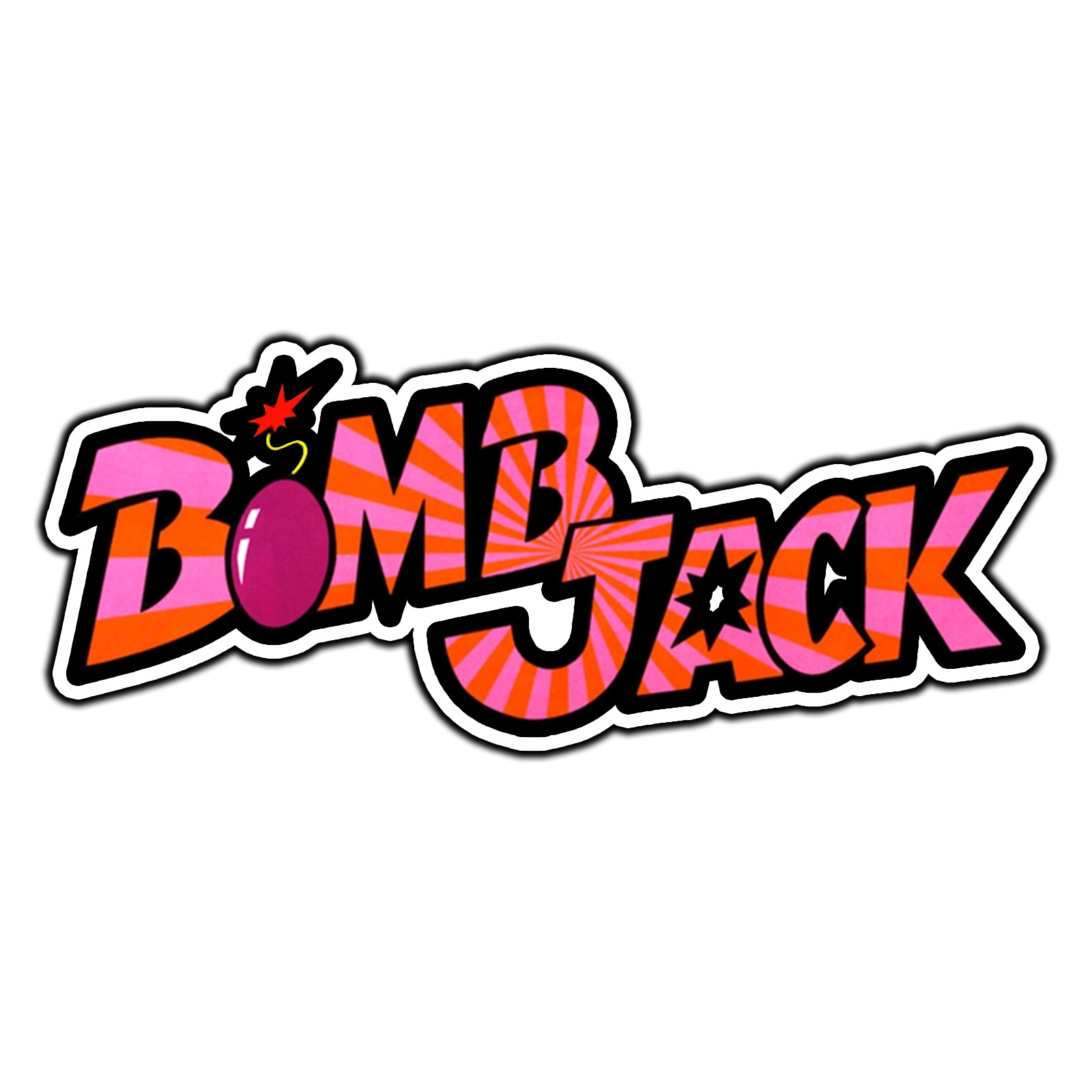 Bomb Jack Arcade Logo #1 Retro Gaming Sticker Waterproof Vinyl Decal Die-Cut Car