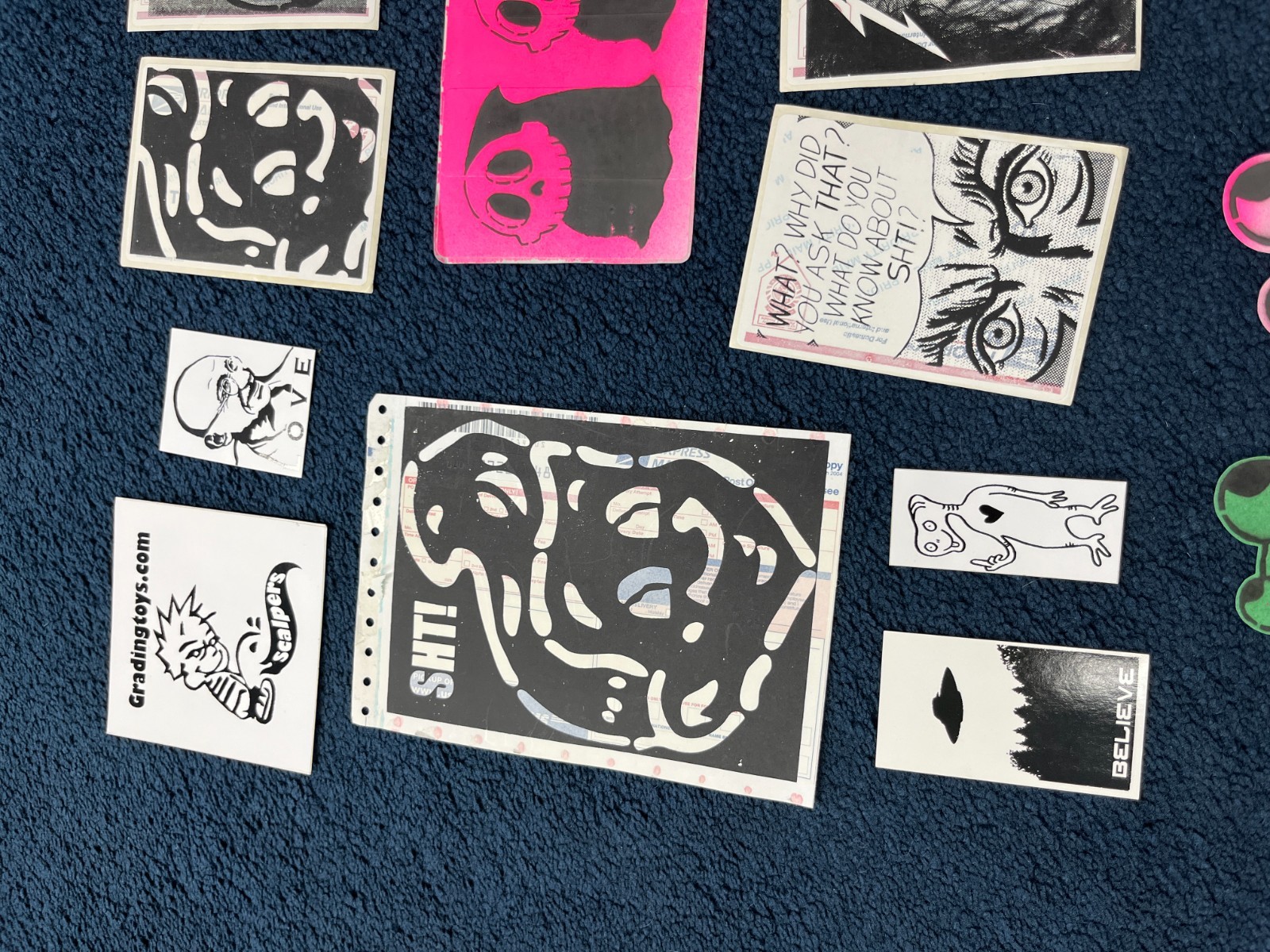 VTG Graffiti Street Art Sticker Pack Loose Lot Collection Label 228 x22 1403
