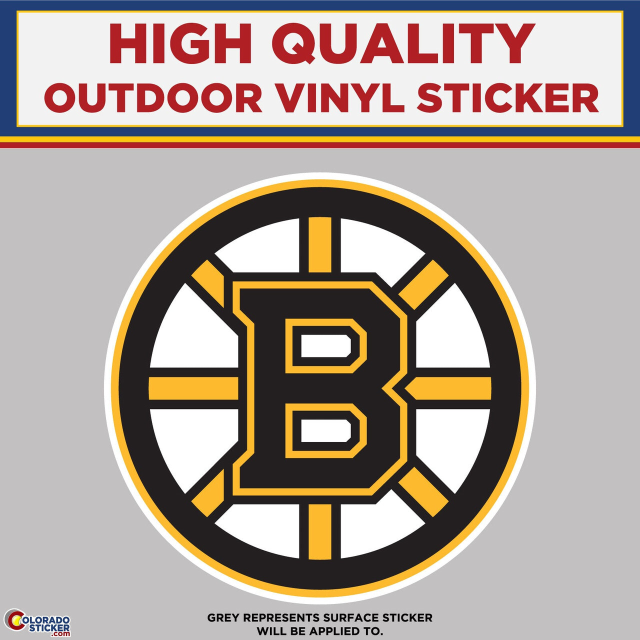 Bruins, High Quality Vinyl Stickers