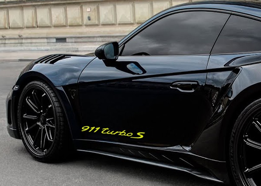 Porsche 911 Turbo S Decal Set – High-Quality Vinyl Stickers (Non-OEM)