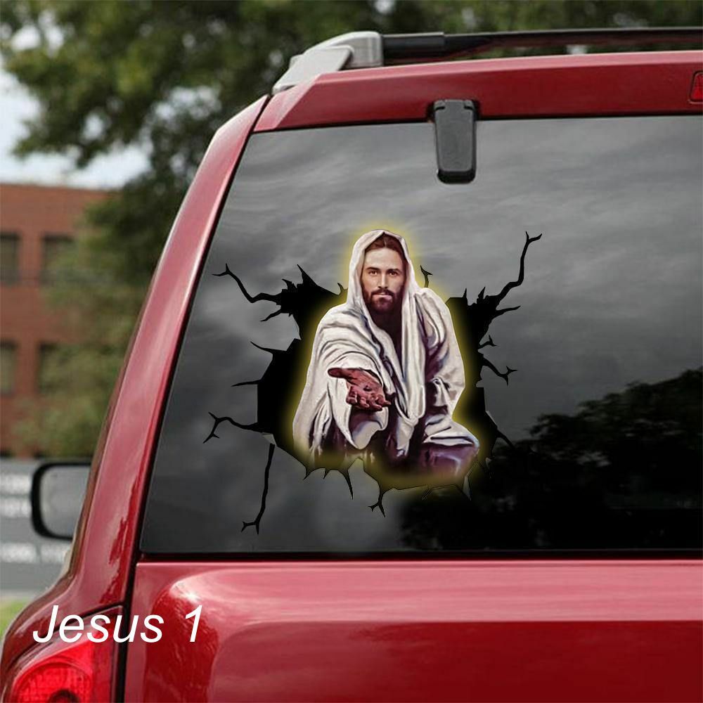 LARGE-SIZED CAR DECAL – CHRISTIAN RELIGION – 6 CHOICES