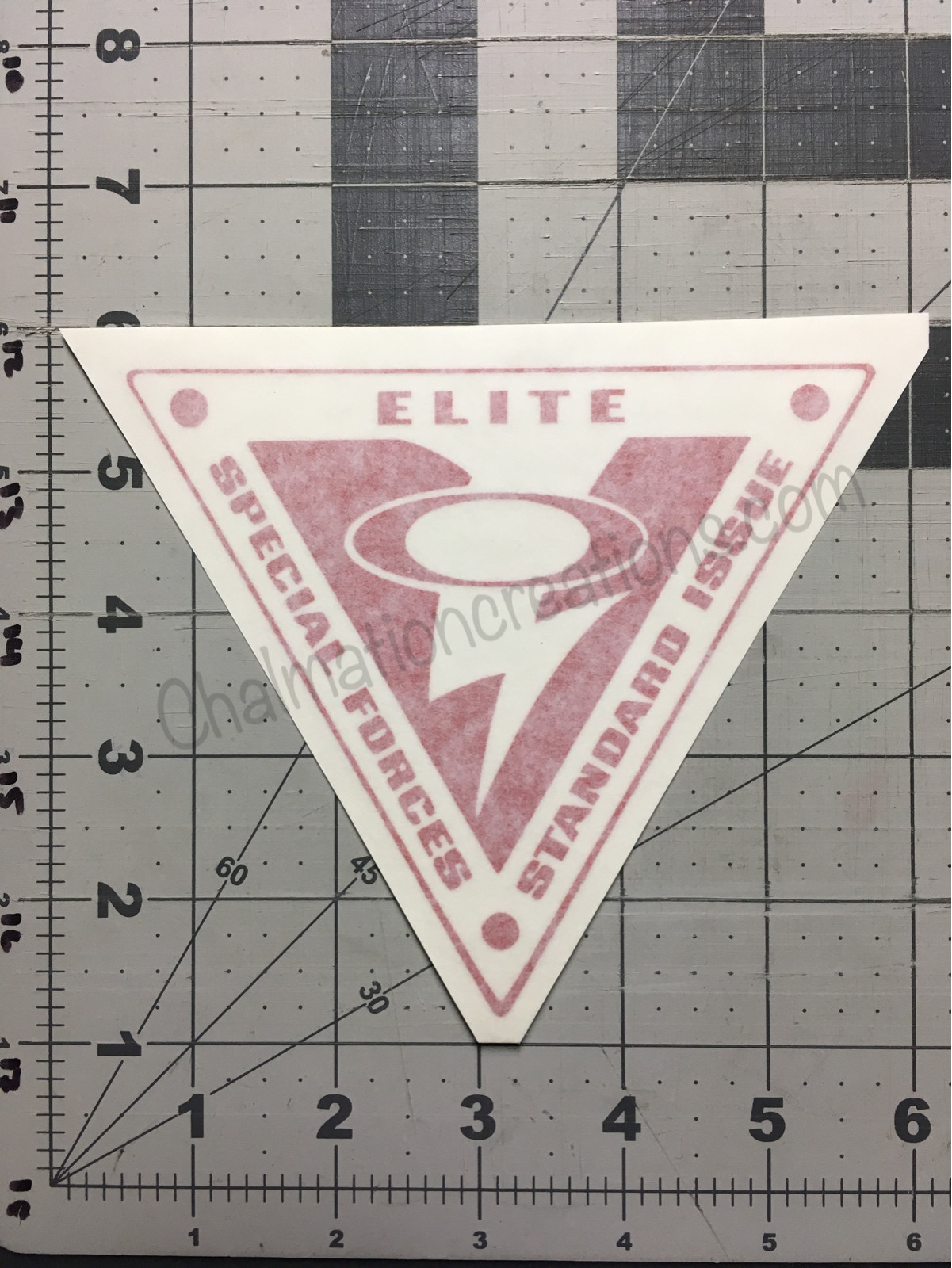New Oakley SI Elite Triangle Vinyl Decal Rub On Die Cut Sticker