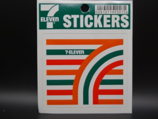 NEW 7-ELEVEN STRIPES GENUINE COLLECTIBLE STICKER DECAL 3.25" X 2.75" 7-11 COLORS