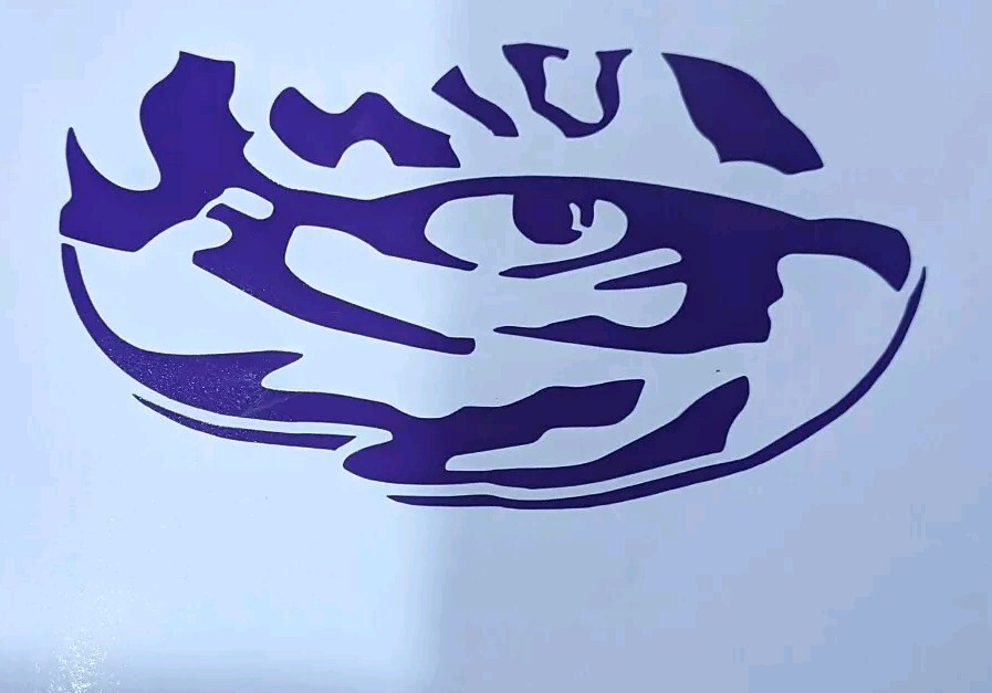 LSU Tigers vinyl decal