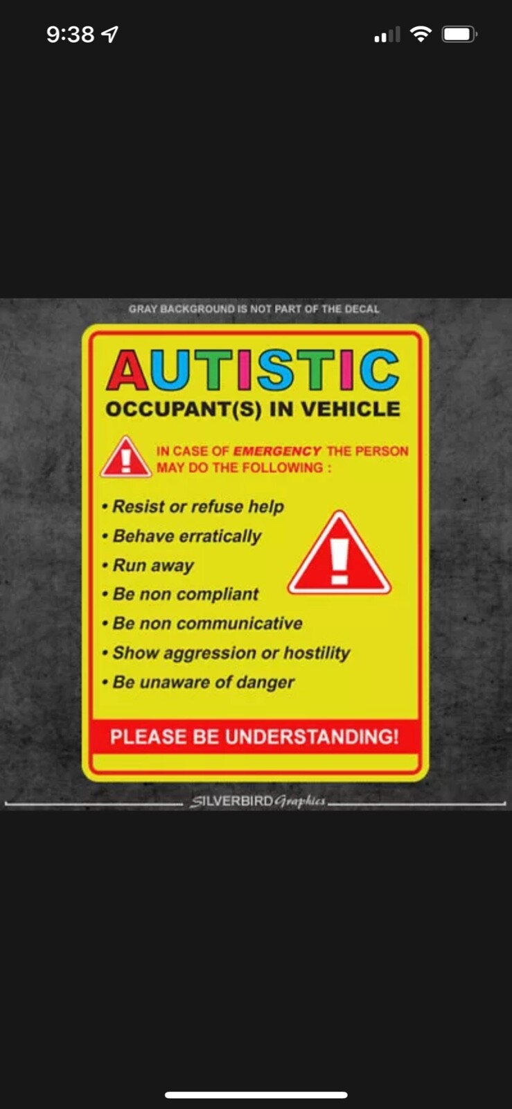 autism awareness stickers water resistant multi colored show your support! ❤️