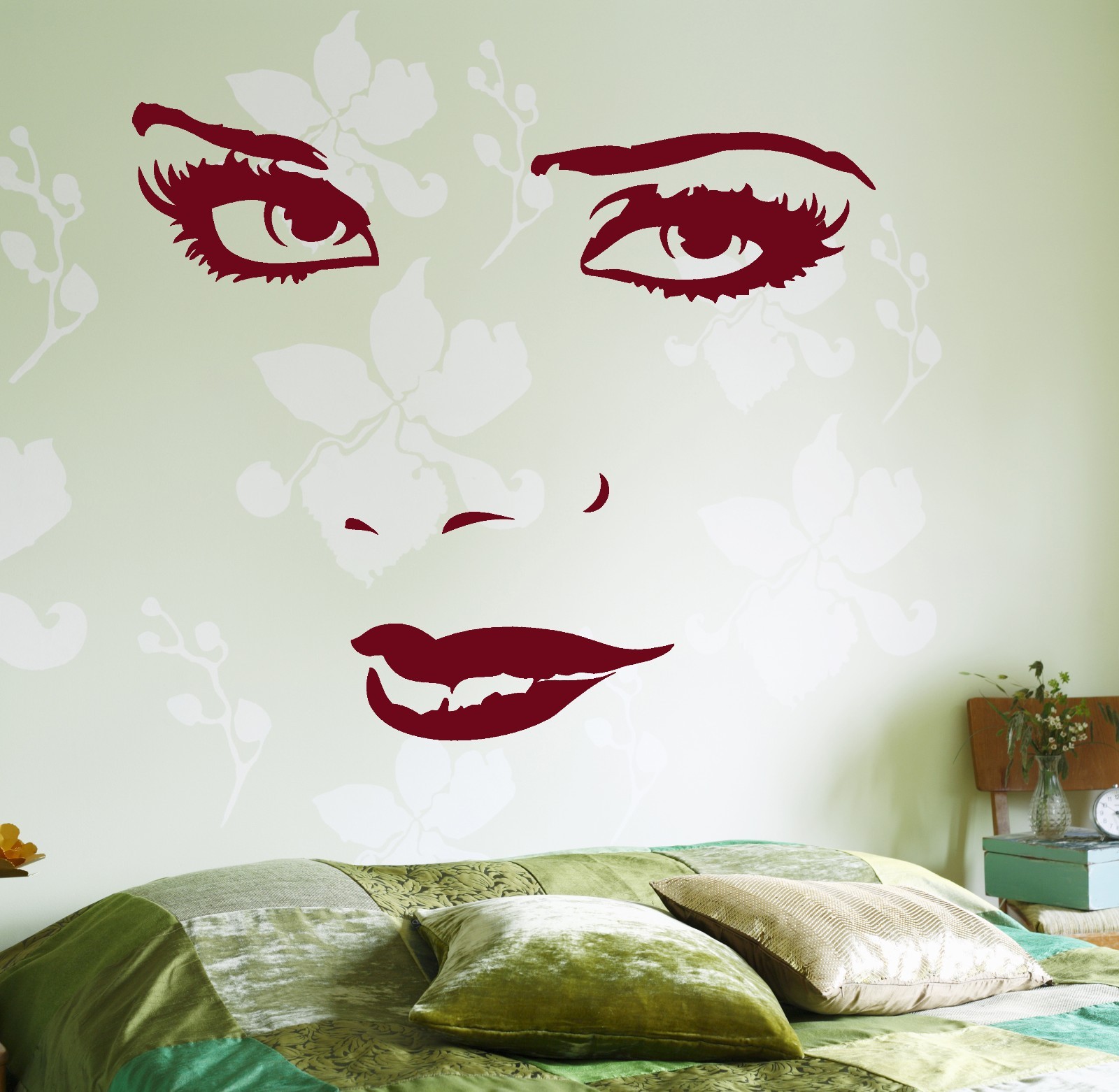 Wall Vinyl Decal Super Sexy Girls Look Lips Beauty Salon Amazing Decor z3749