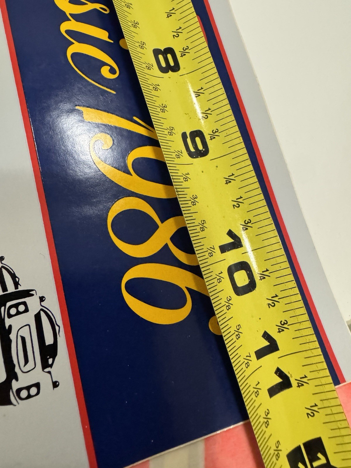 Vintage Valvoline Road Racing Classic 1986 Road Atlanta Bumper Sticker SCCA