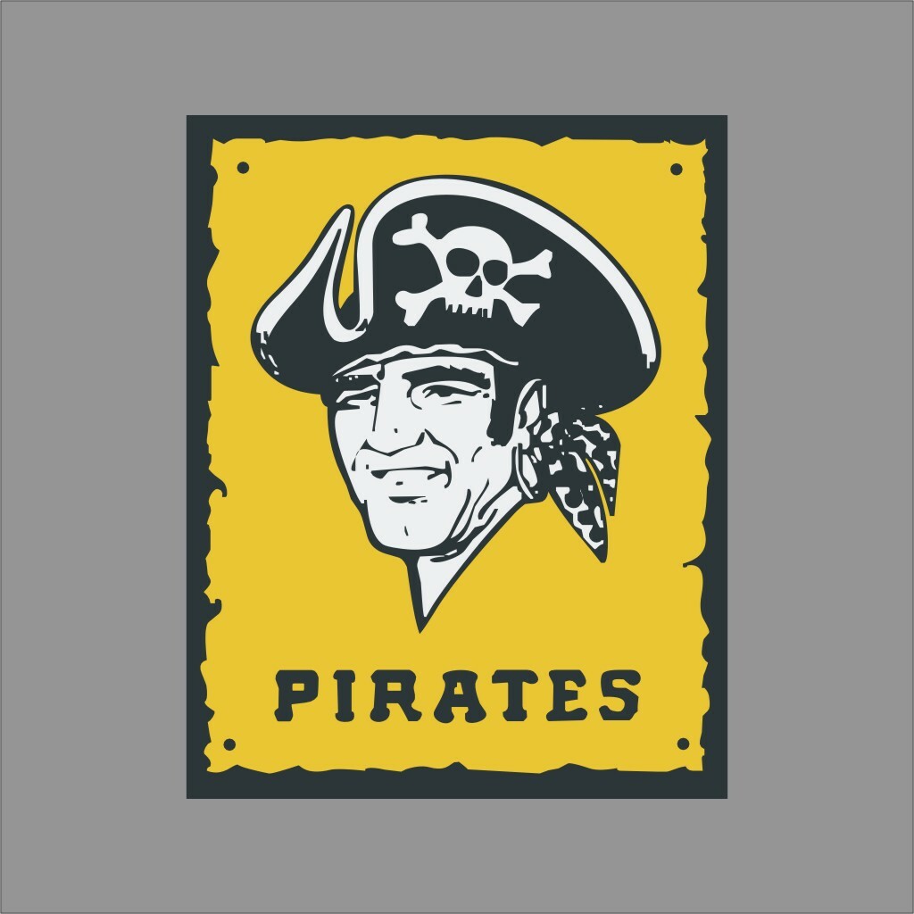 Pittsburgh Pirates #7 MLB Team Pro Sports Vinyl Sticker Decal Car Window Wall