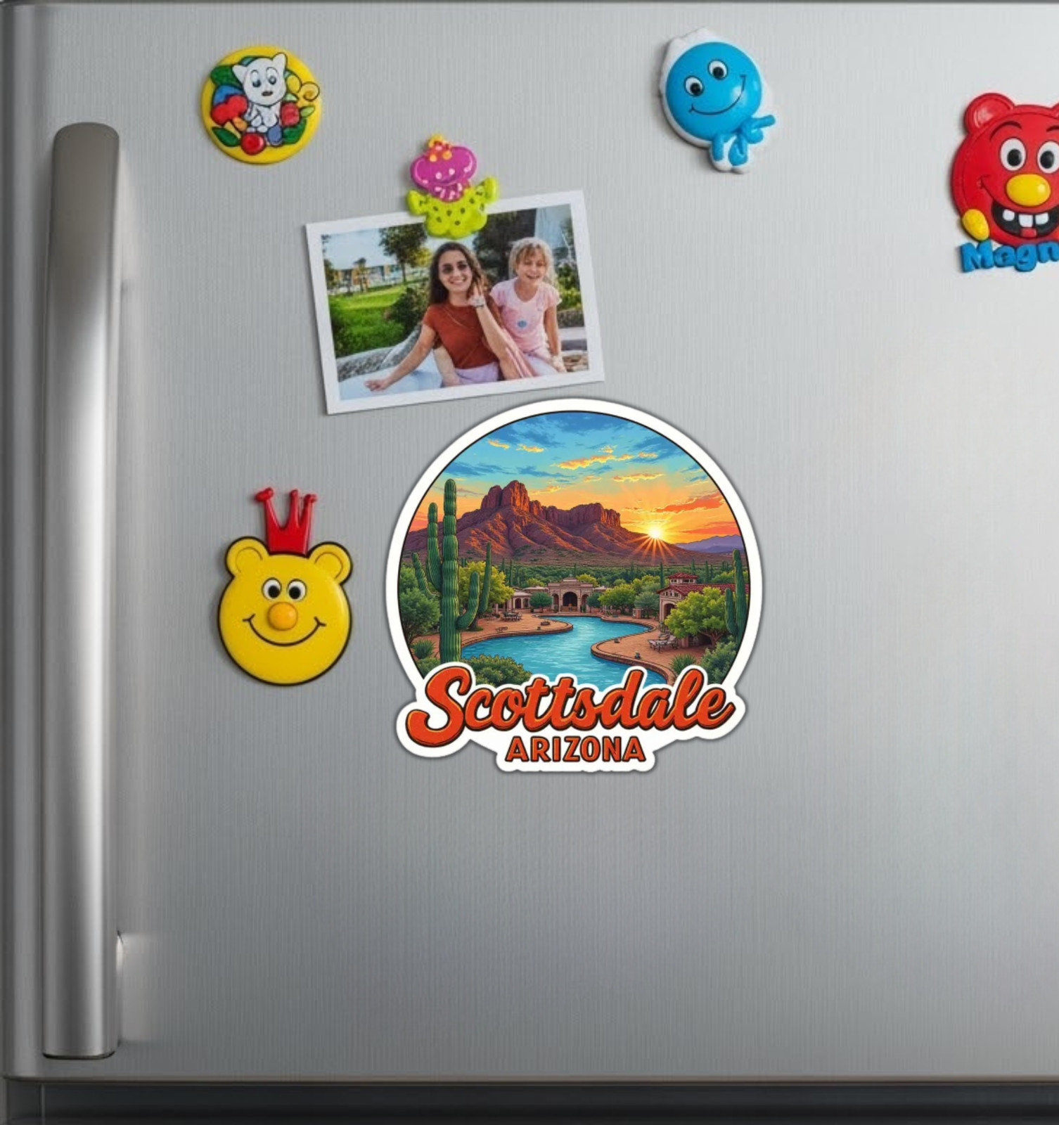 Scottsdale Arizona Fridge Magnet or Laptop Sticker