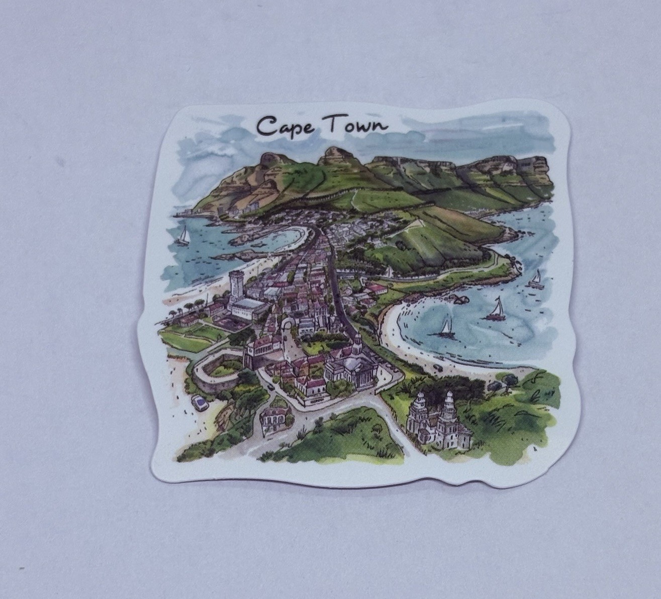 Cape Town Sticker Table Mountain Travel City Tour Art Decal Vinyl Souvenir Tc9