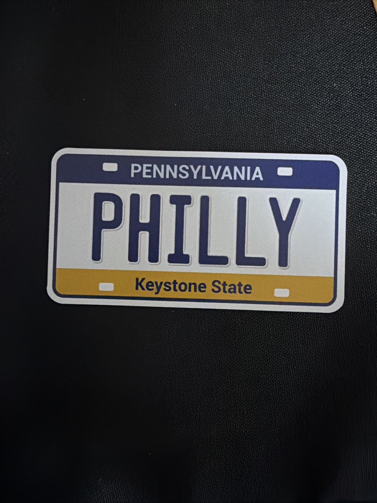Philly Pennsylvania License Plate Magnet 2×3. NEW