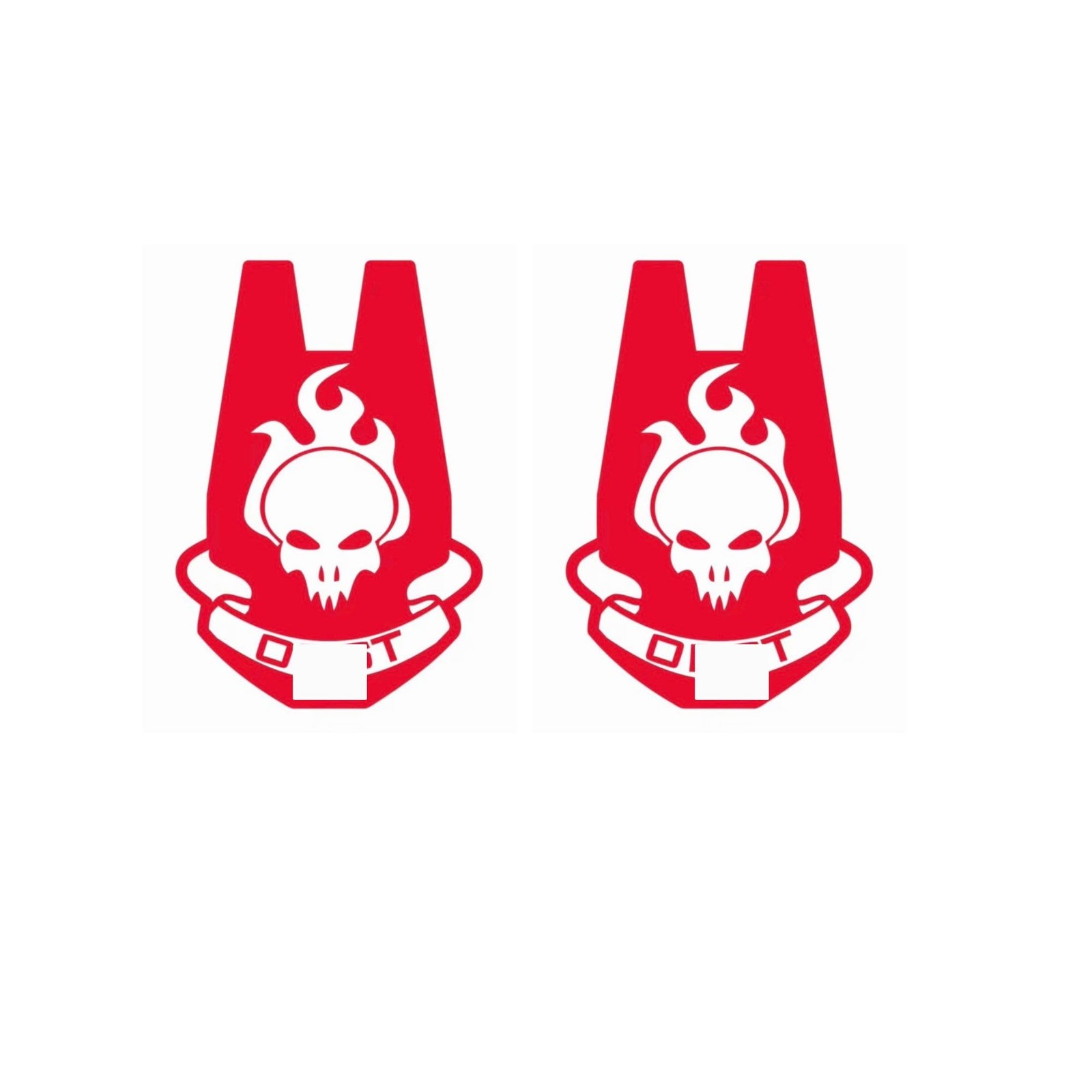 2 PC Orbital Dropper Sticker 3.25×2.5 Inch Sticker for Personal Items, Cars, Etc